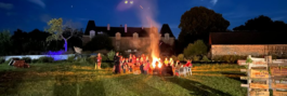les farfadets autour du feu 